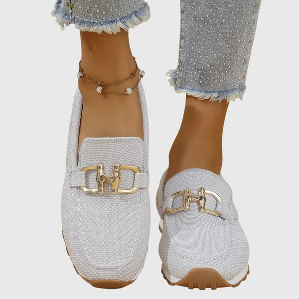 Esmee | Loafer-Sneakers met Gouden Detail