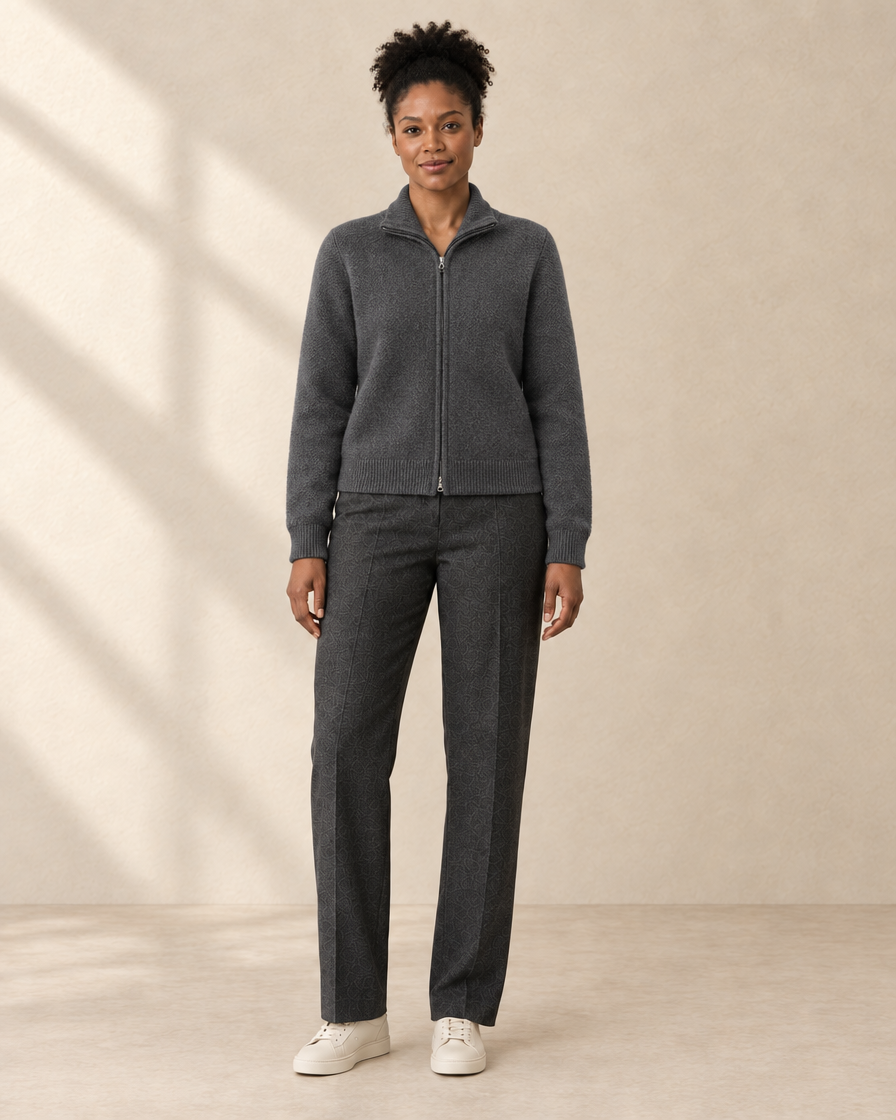 Dames Gewatteerd Vest met Rits