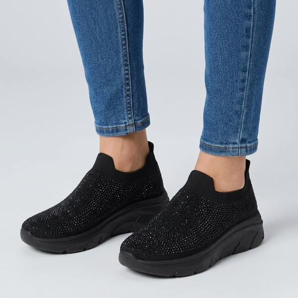 Lina | Glinsterende Instapsneakers