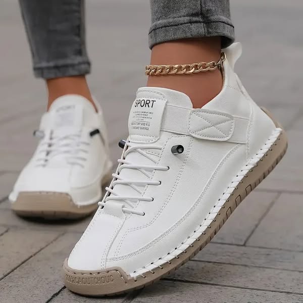 Kai | Comfortsneakers met Brede Neus