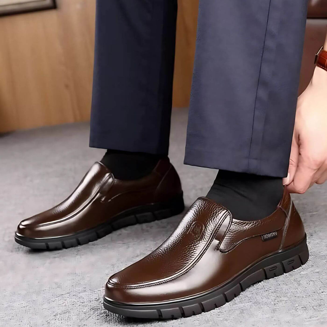 Thijmen | Veterschoenen met Antislipzool