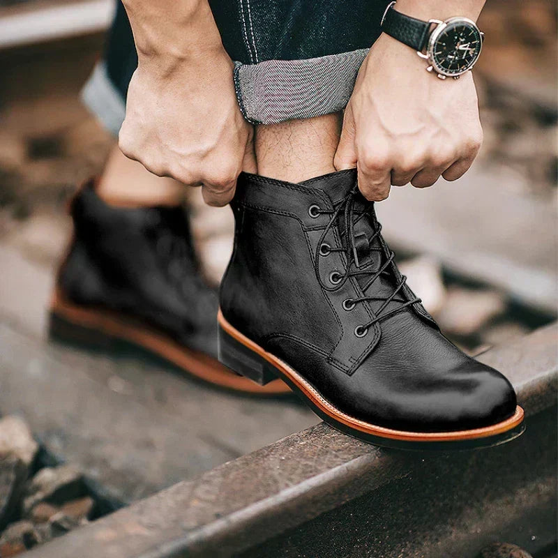 Hidde | Hoge Herenboots in Kunstleer