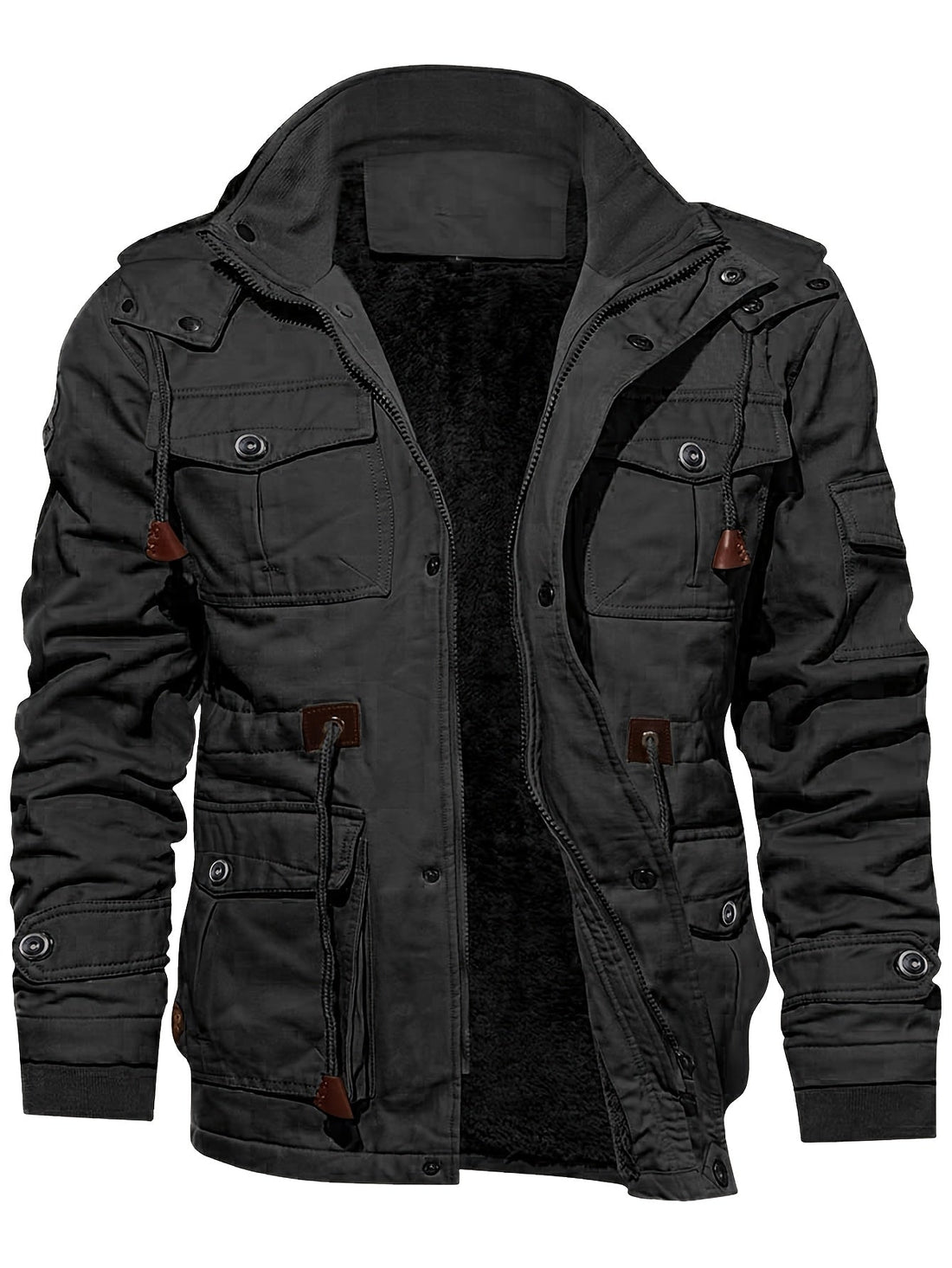 Arjen | Lange Outdoorjas met Capuchon