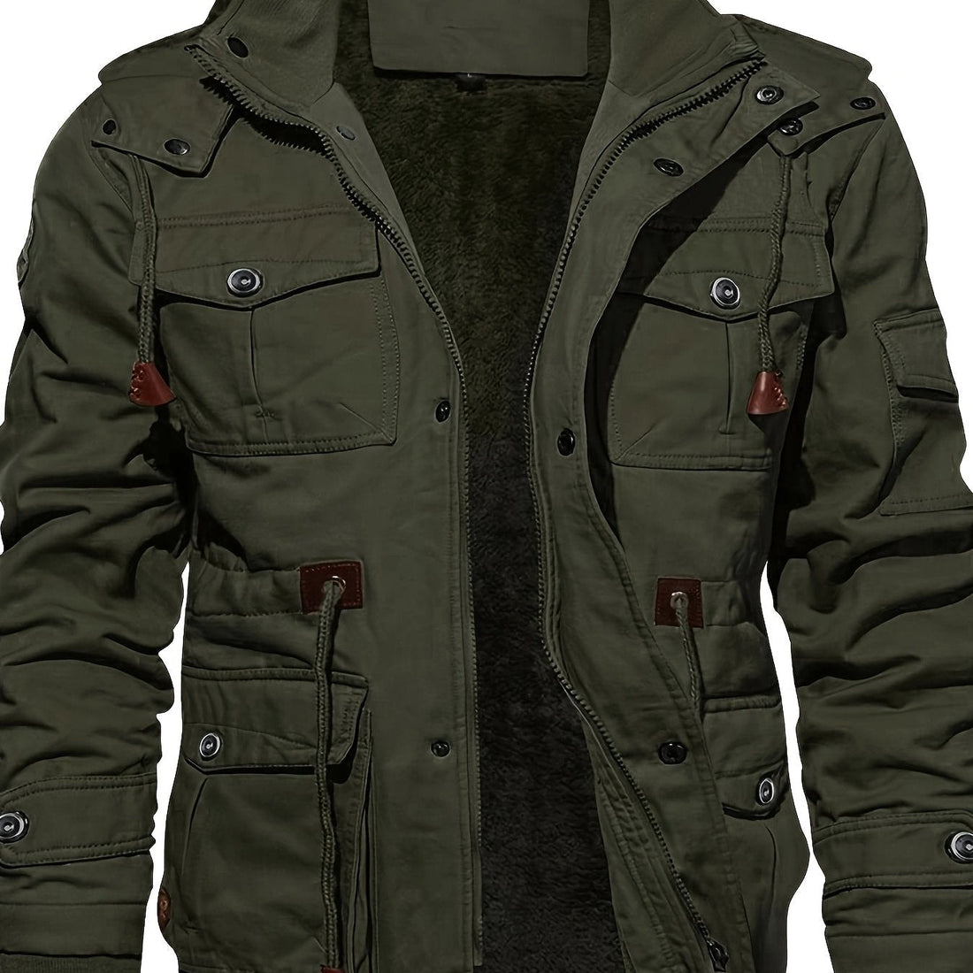 Arjen | Lange Outdoorjas met Capuchon