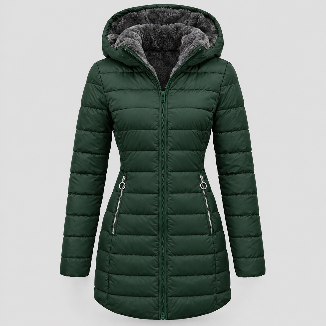 Lotte | Gewatteerde Winterjas met Pluche Voering