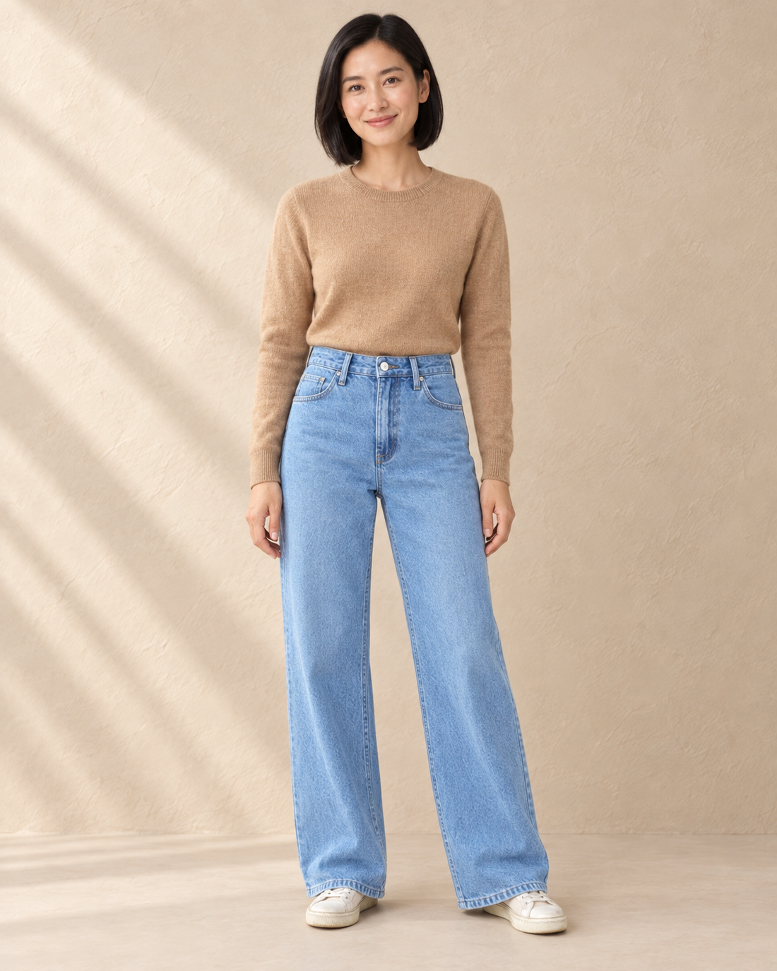 Dames Wide Leg Jeans