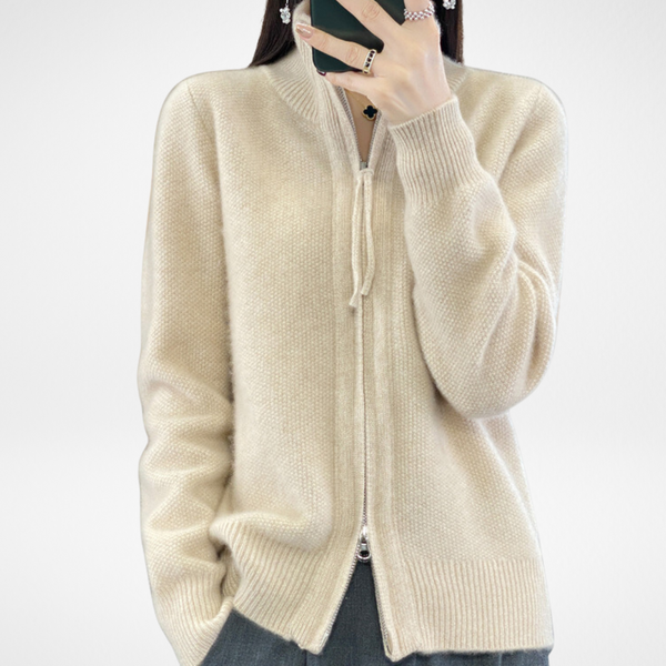 Esther | Gewatteerd Vest met Rits