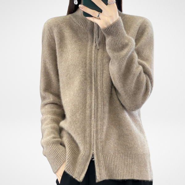 Esther | Gewatteerd Vest met Rits