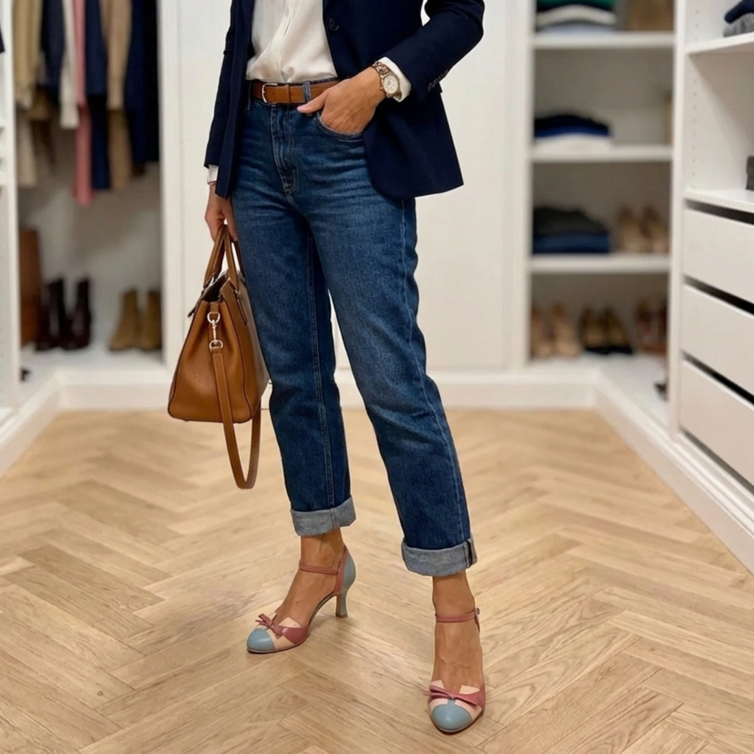 Loes | Pumps met Strikje en Enkelbandje