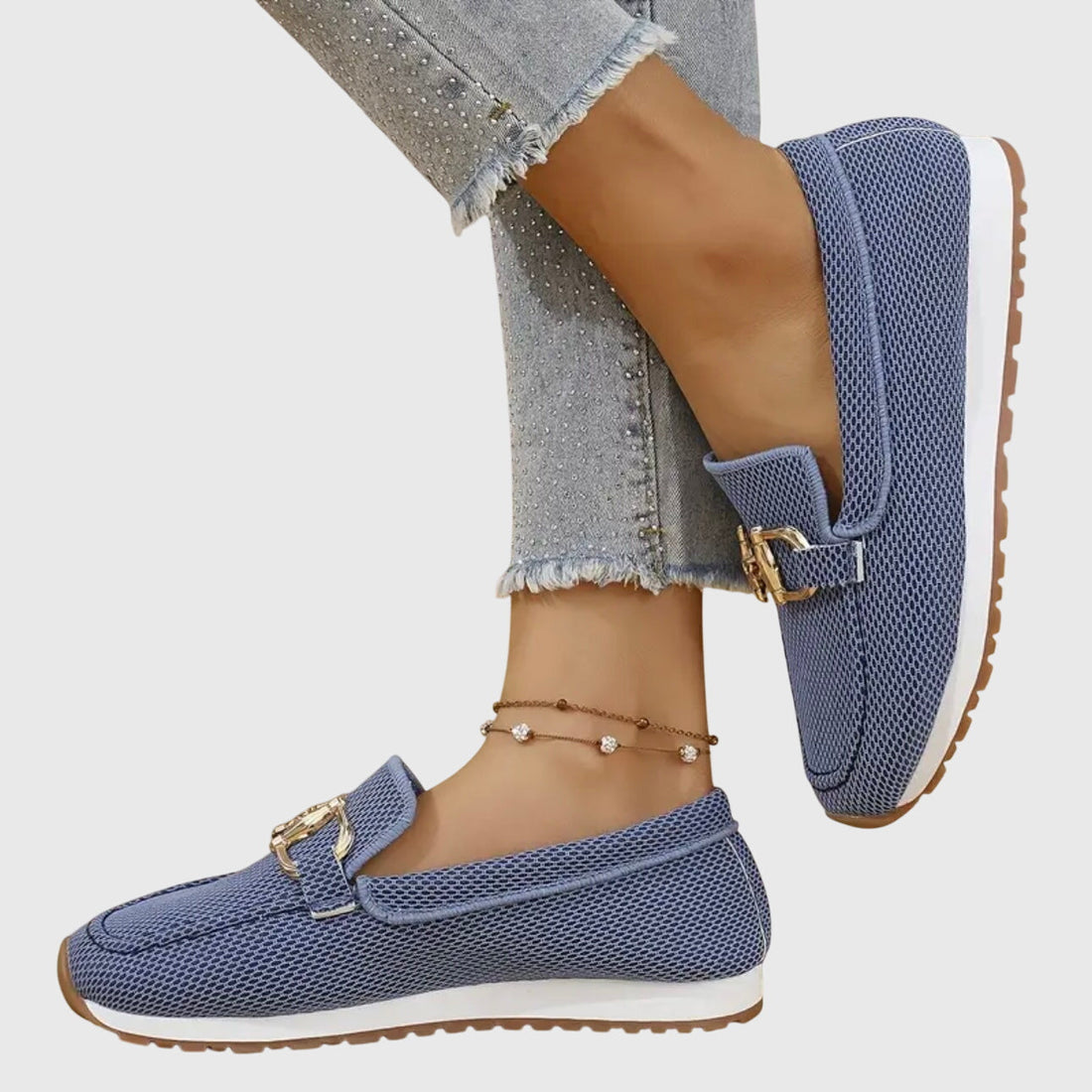 Esmee | Loafer-Sneakers met Gouden Detail