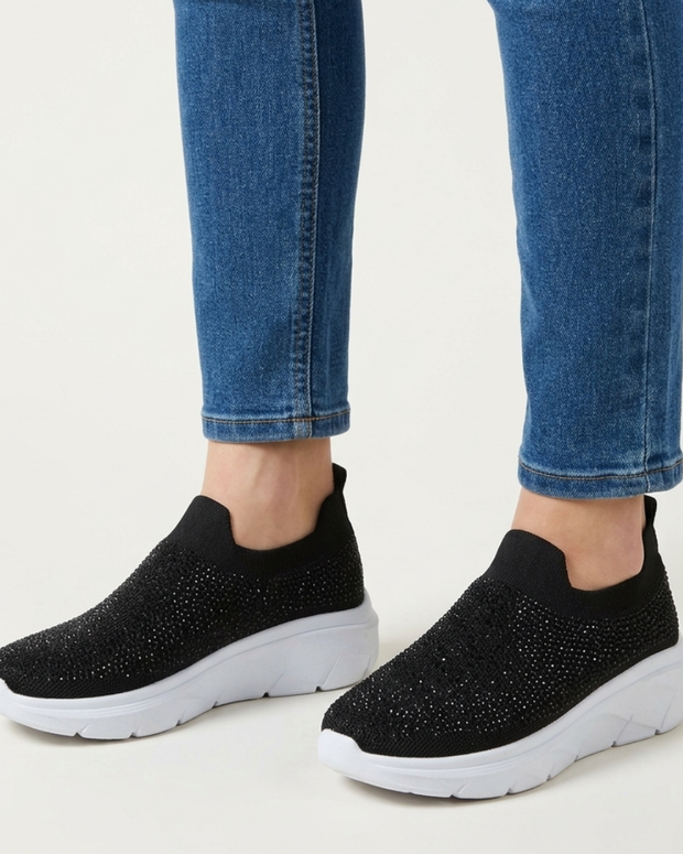 Lina | Glinsterende Instapsneakers