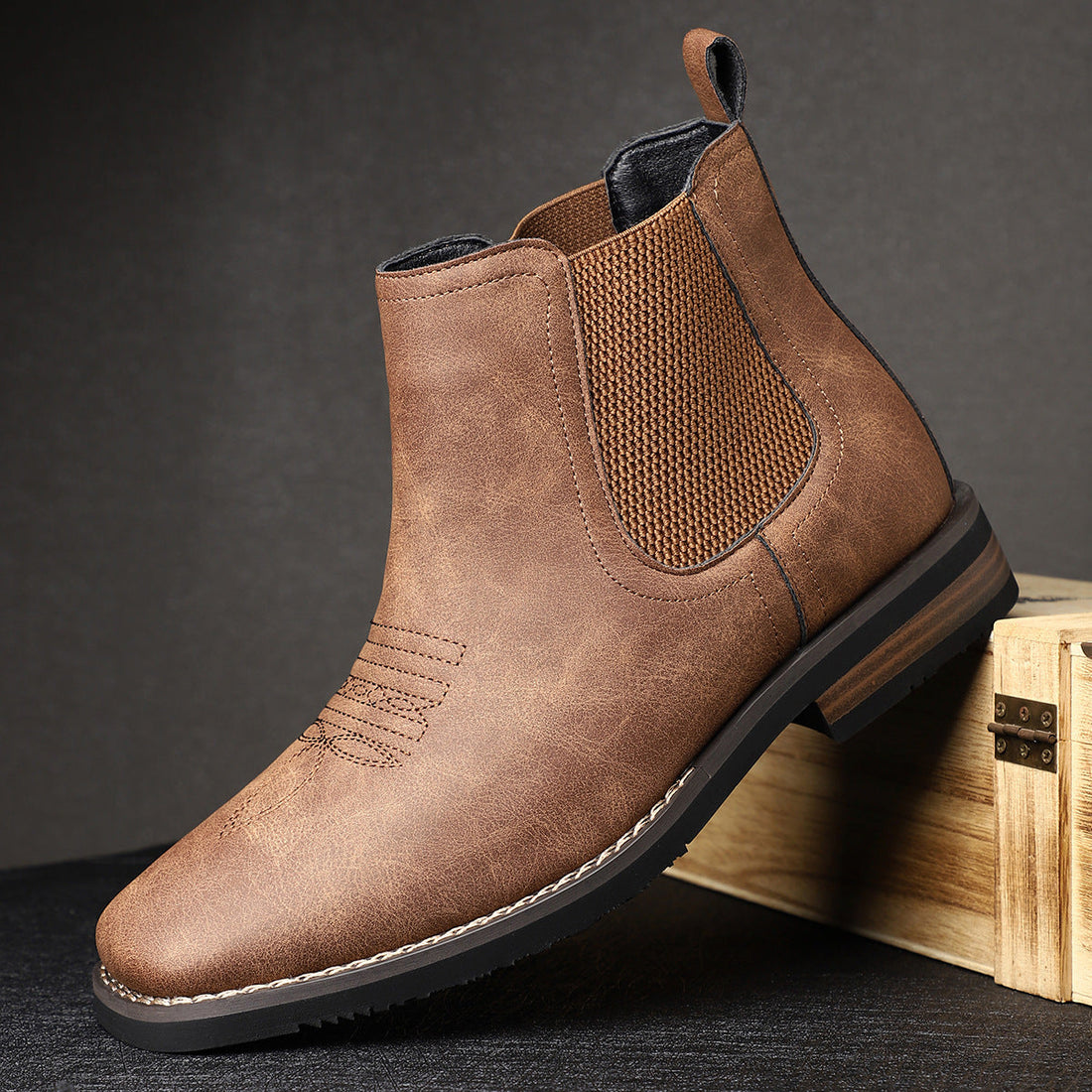 Olaf | Chelsea Boots met Elastiek
