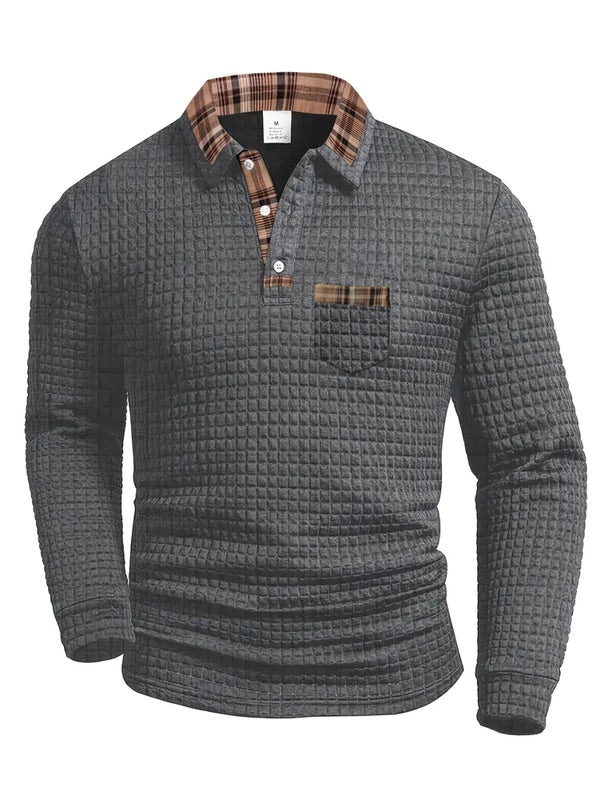 Rob | Gebreide Longsleeve met Kraag