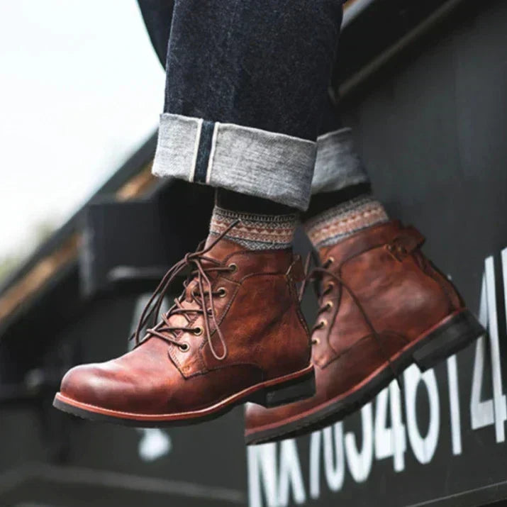 Hidde | Hoge Herenboots in Kunstleer