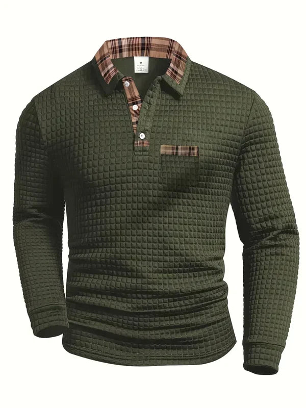 Rob | Gebreide Longsleeve met Kraag