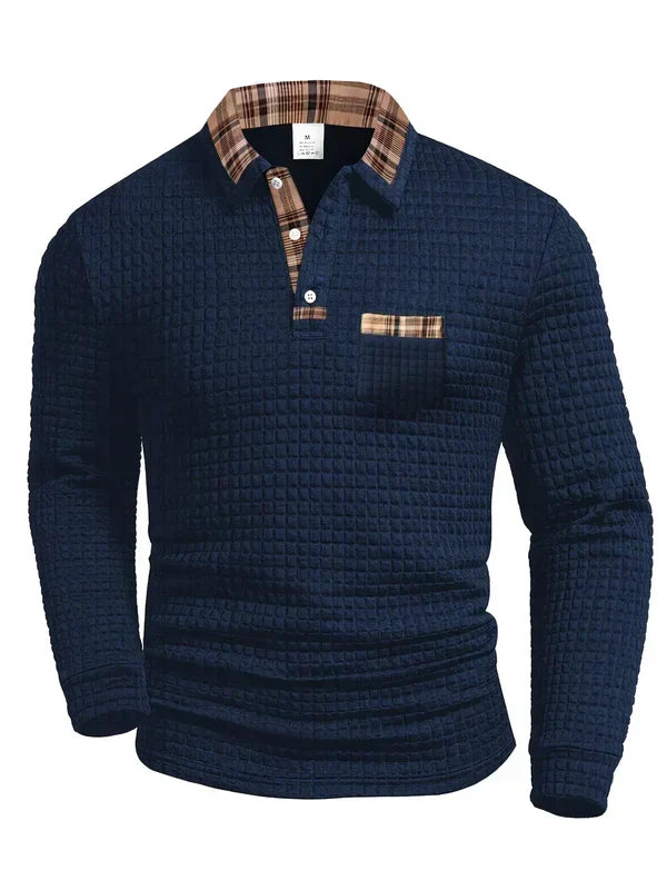 Rob | Gebreide Longsleeve met Kraag
