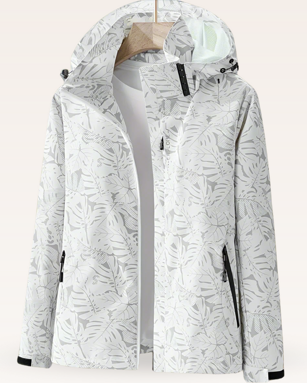 Marloes | Waterdichte Zomerjas met Bladerprint