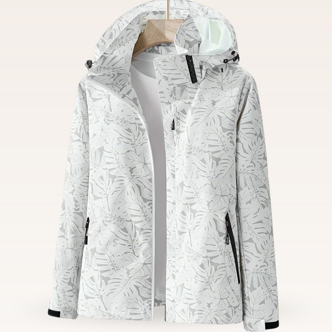Marloes | Waterdichte Zomerjas met Bladerprint