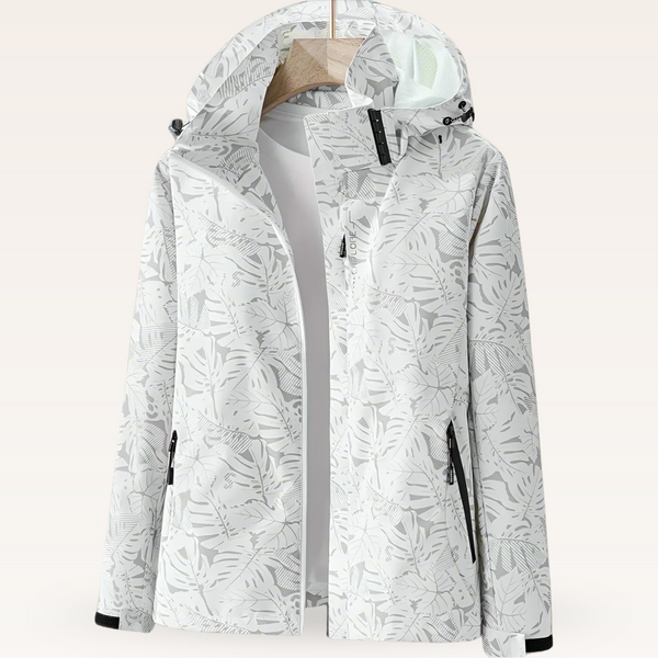 Marloes | Waterdichte Zomerjas met Bladerprint