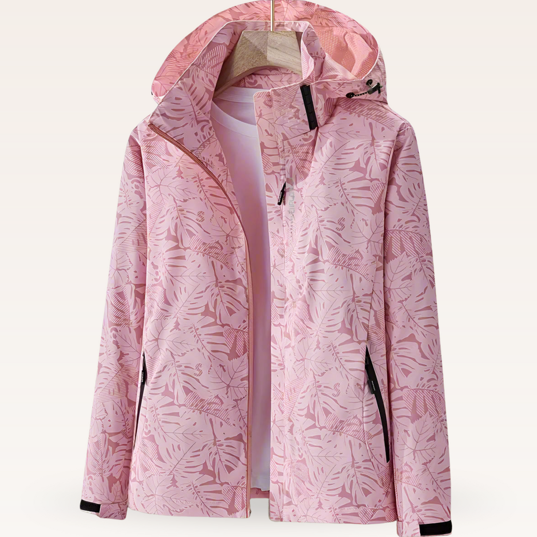 Marloes | Waterdichte Zomerjas met Bladerprint
