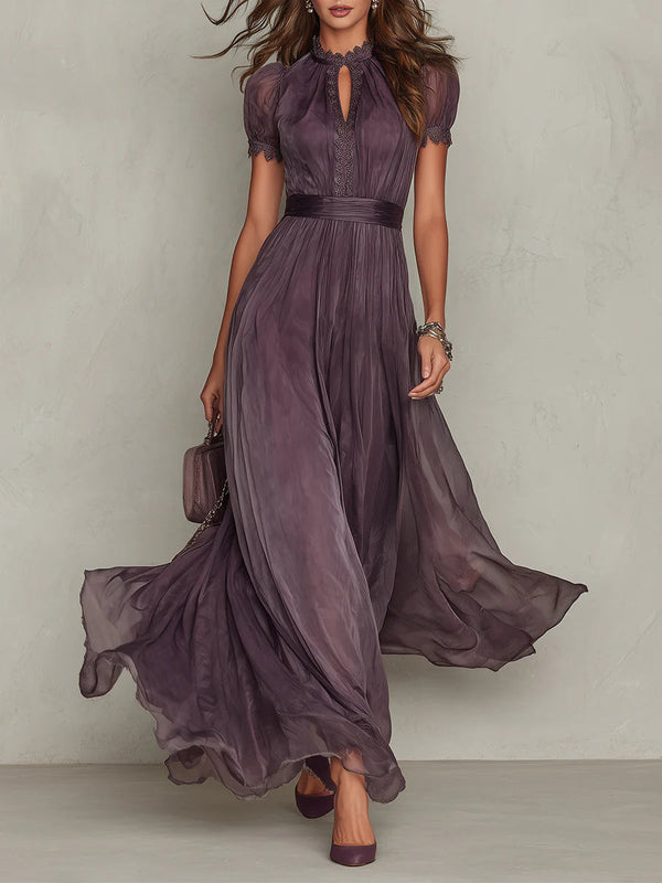 Flavira Lace Elegance Maxi Jurk