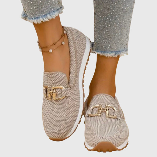 Esmee | Loafer-Sneakers met Gouden Detail