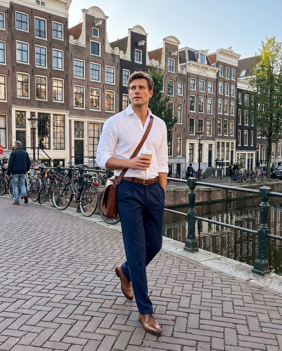 Zo draag je 'm – Heren Pantalon Classic Fit