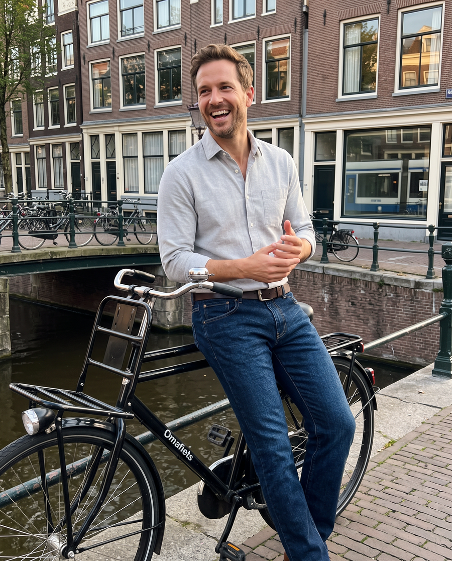 Zo draag je 'm – Heren Jeans Regular Fit