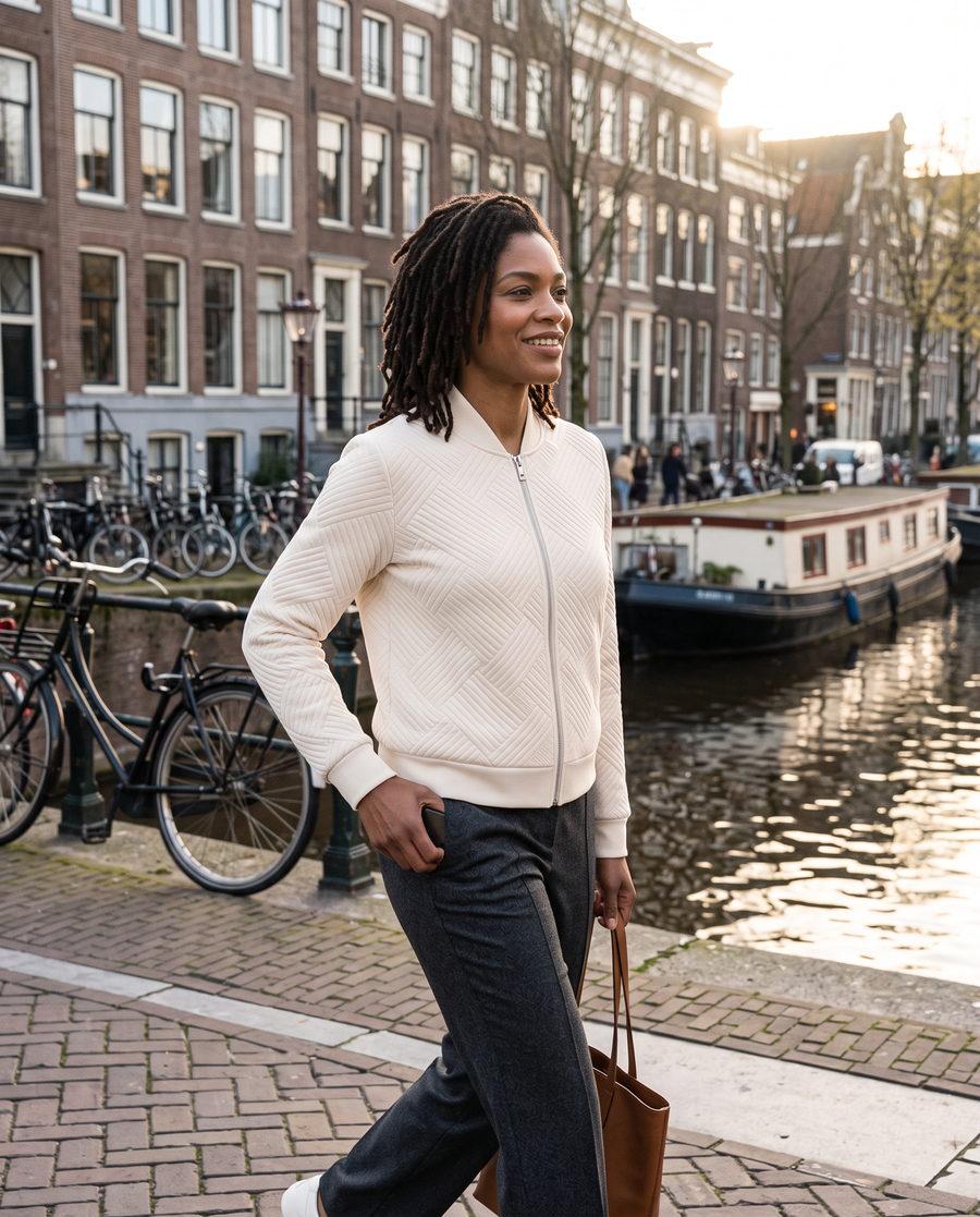 Zo draag je 'm – Dames Gewatteerd Vest met Rits