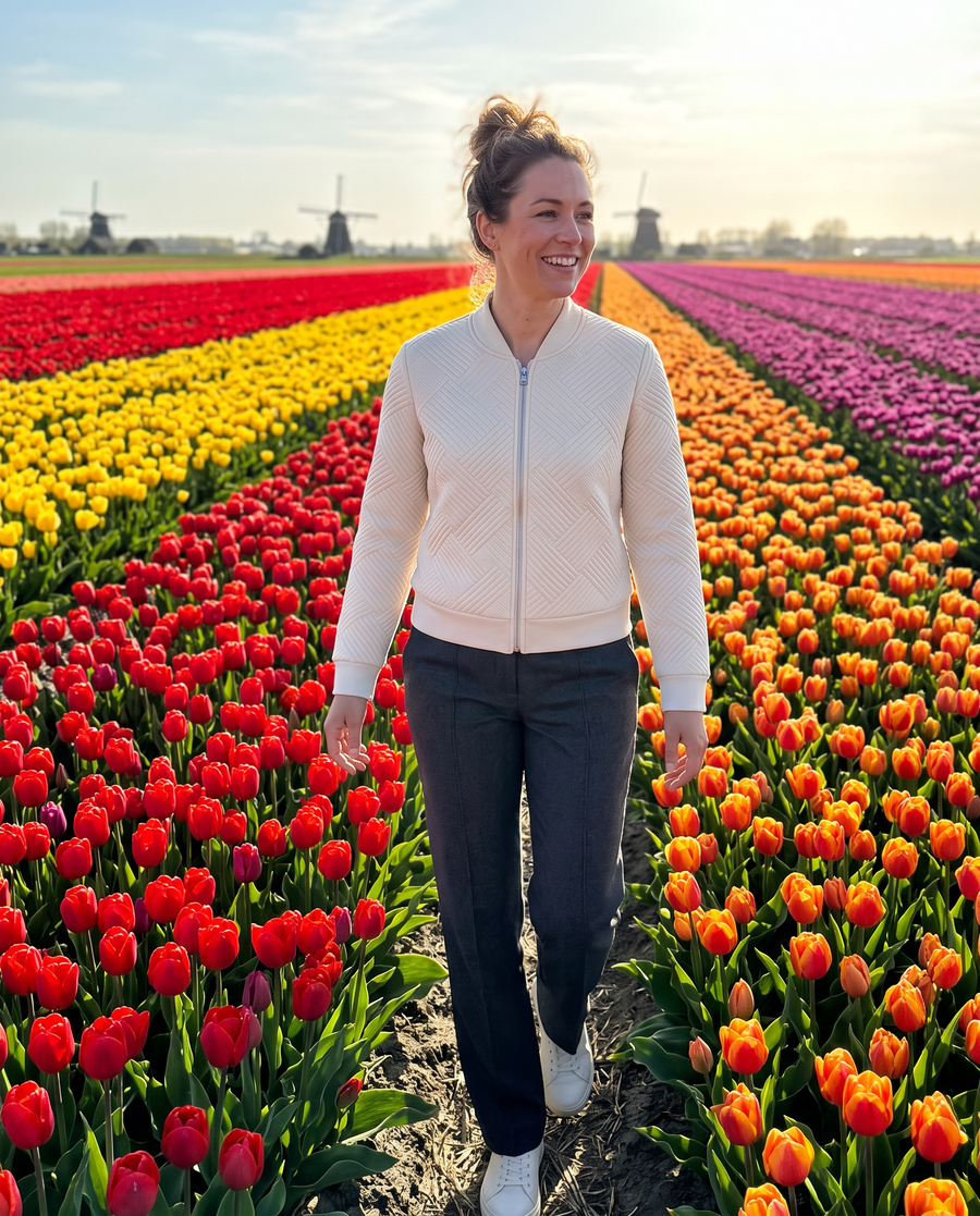 Zo draag je 'm – Dames Gewatteerd Vest met Rits
