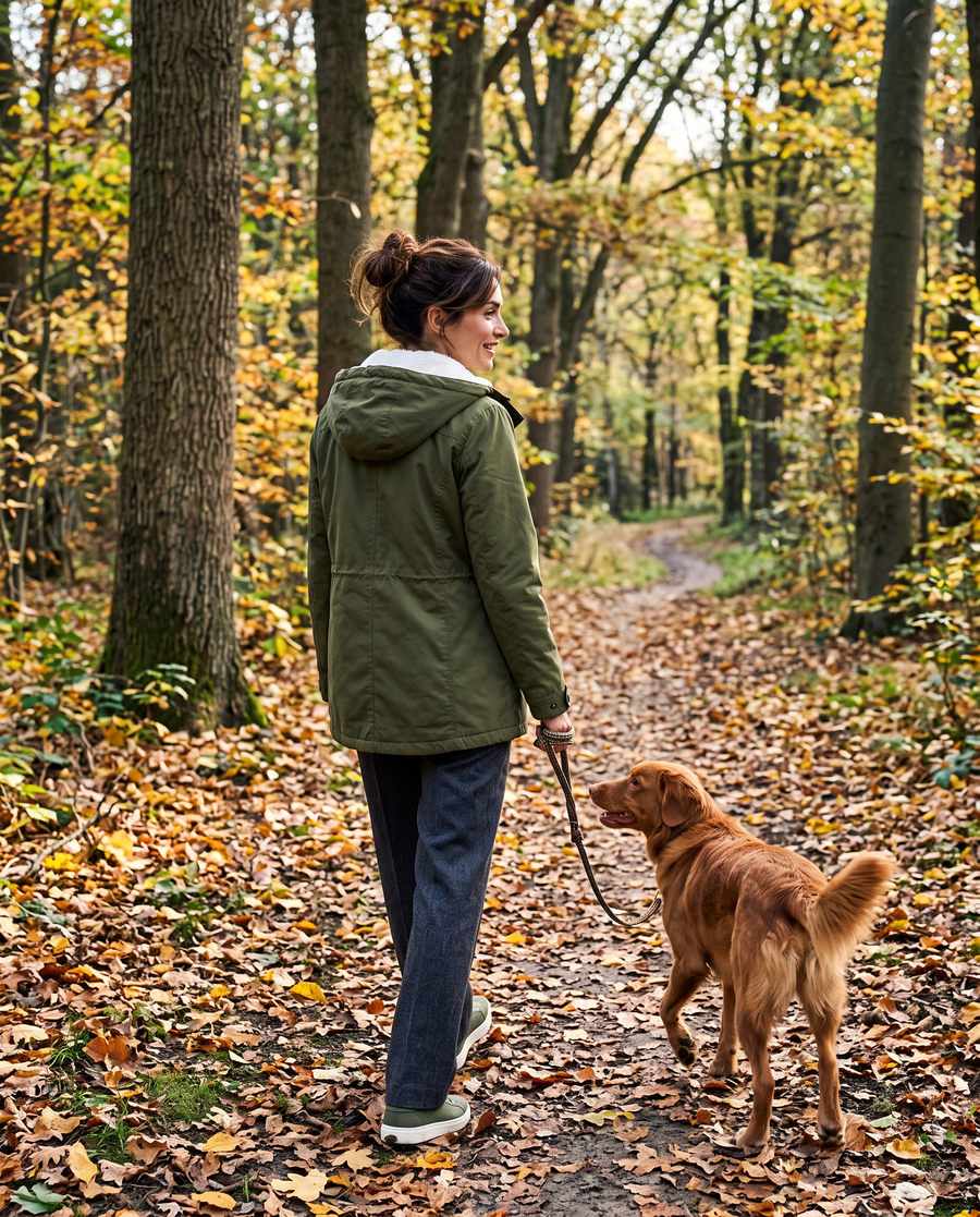 Zo draag je 'm – Dames Parka met Capuchon