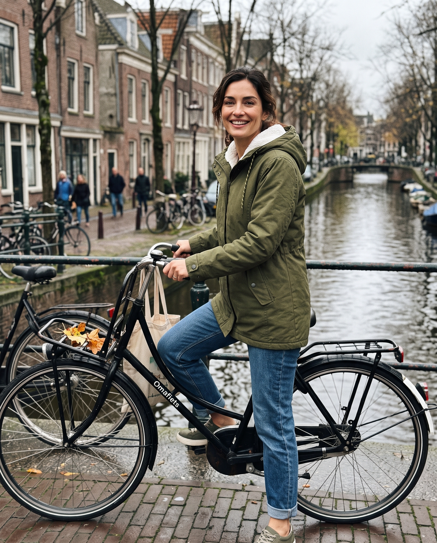 Zo draag je 'm – Dames Parka met Capuchon