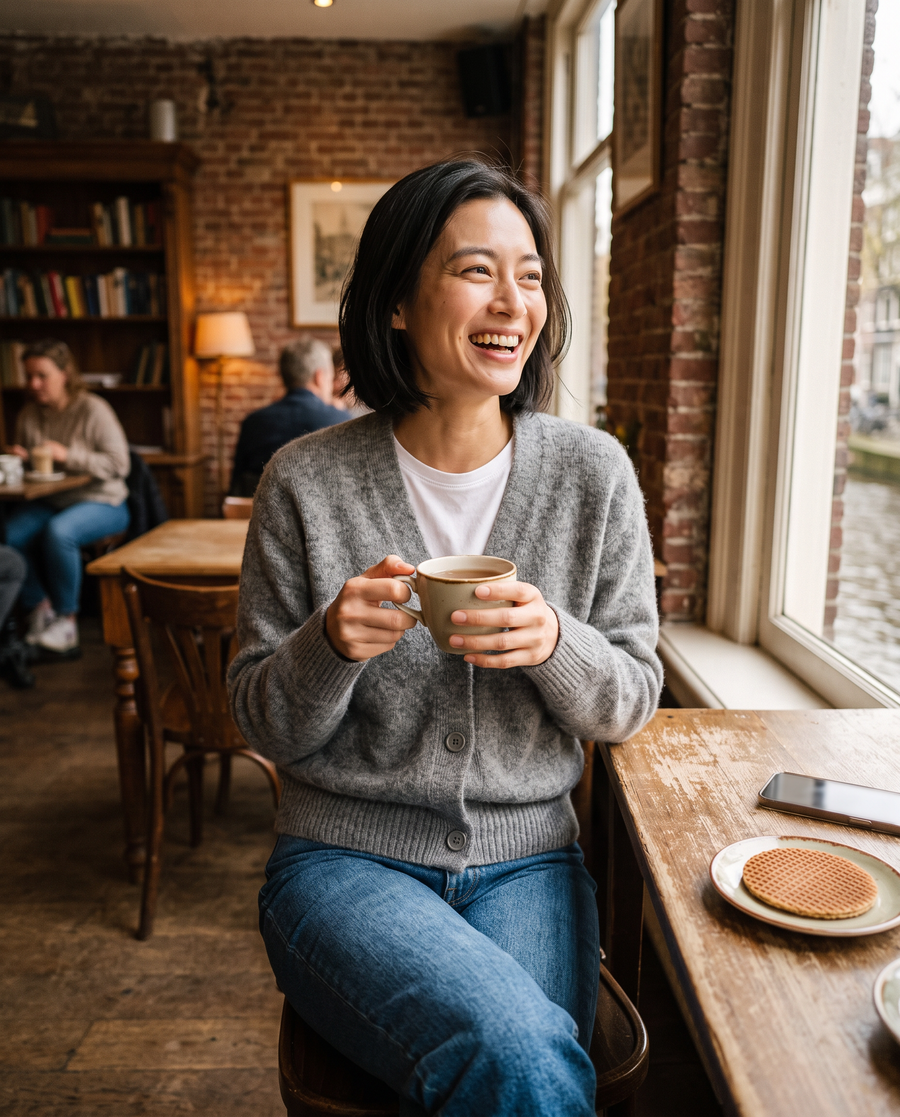Zo draag je 'm – Dames Gebreid Vest