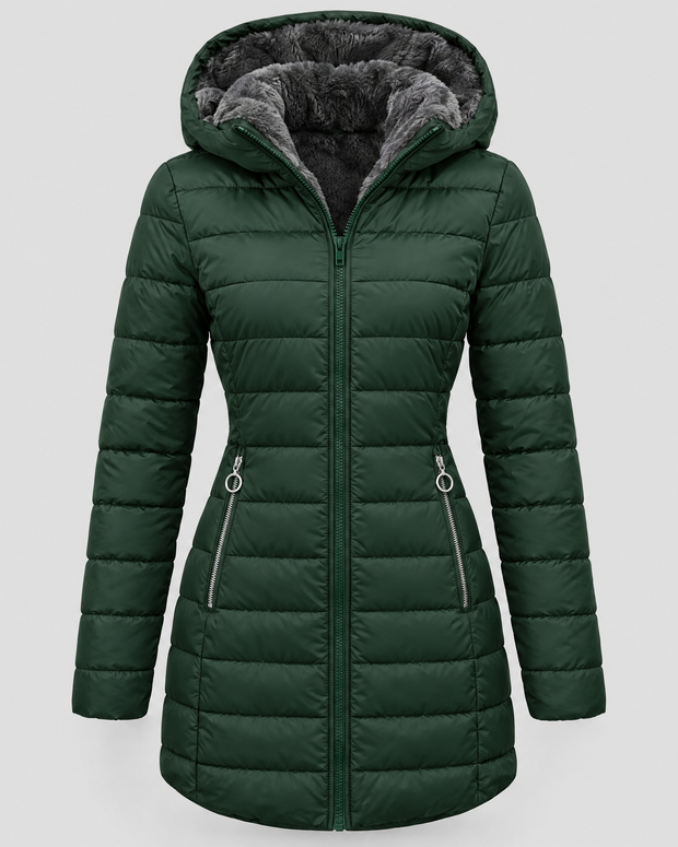 Lotte | Gewatteerde Winterjas met Pluche Voering
