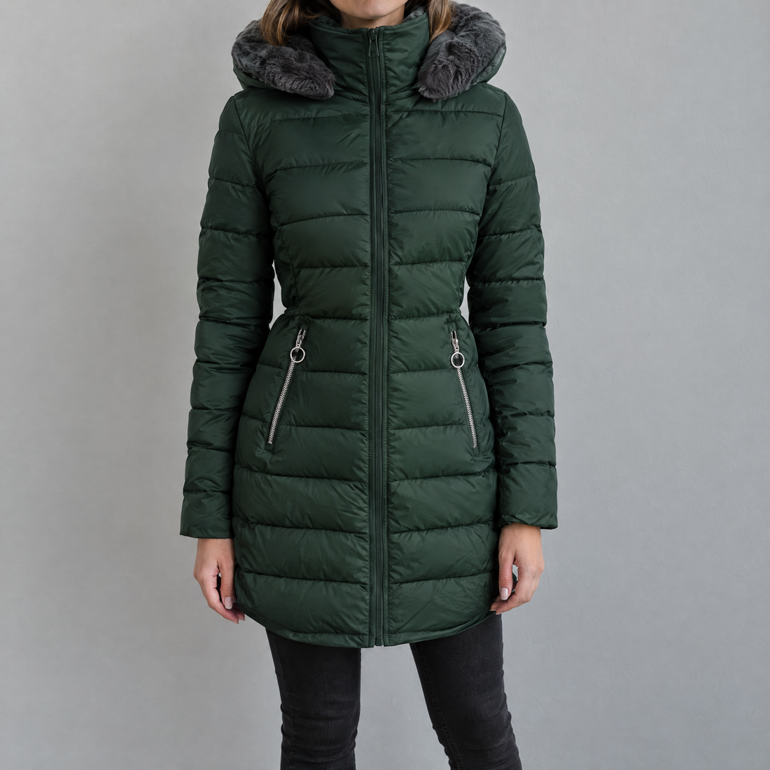 Lotte | Gewatteerde Winterjas met Pluche Voering