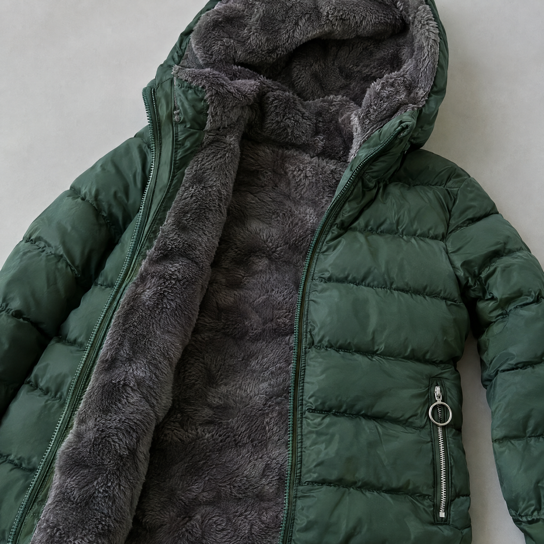 Lotte | Gewatteerde Winterjas met Pluche Voering