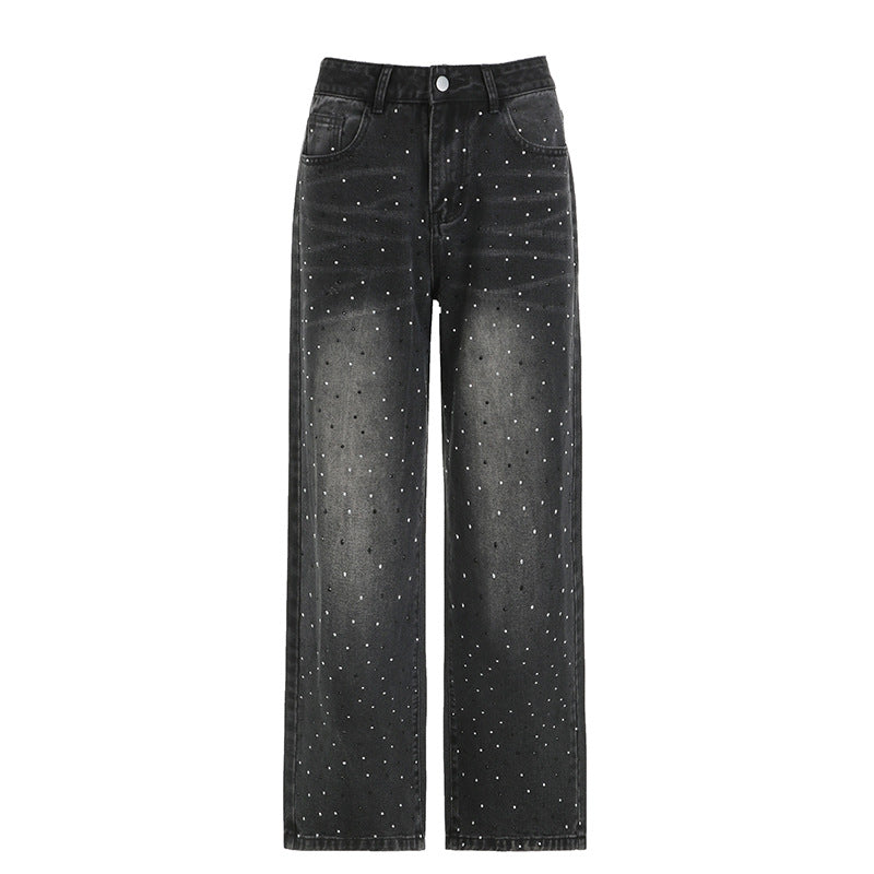 Fenne | Zwarte Jeans met Glitter